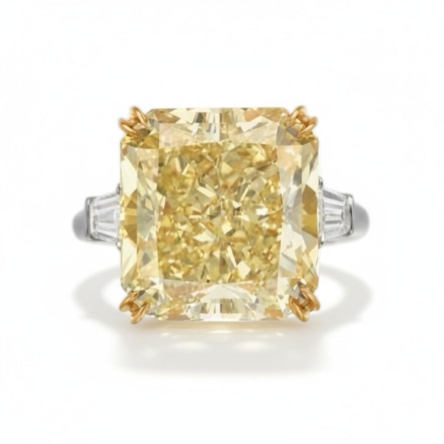 Fancy Intense Yellow Diamond Ring – 16.05 Carats, VS2 GIA 2181005741 -