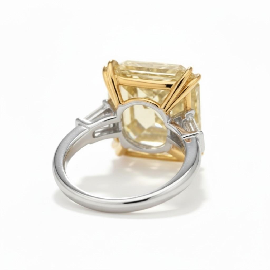 Fancy Intense Yellow Diamond Ring – 16.05 Carats, VS2 GIA 2181005741 -
