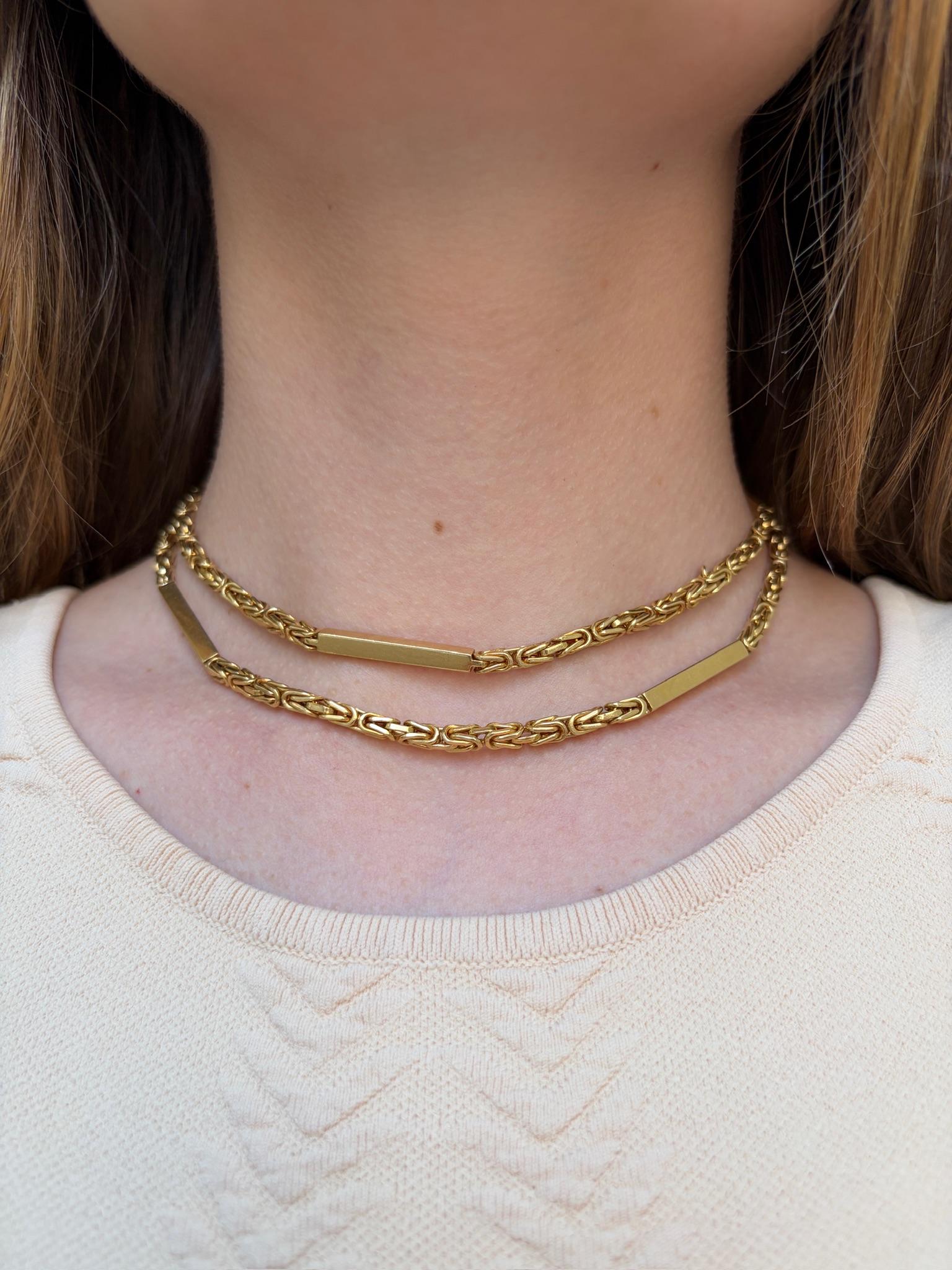 Gucci Long Chain Necklace
18K Yellow Gold, Italy
Circa 1970