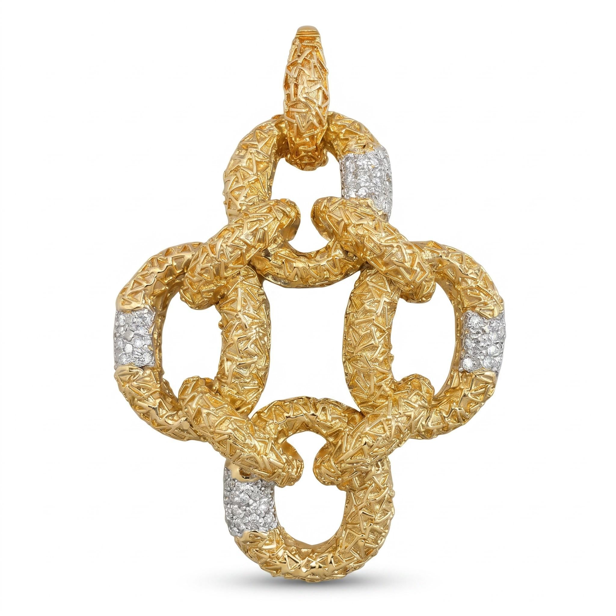 Van Cleef & Arpels “Chevalerie” Diamond Transformable Demi-Parure