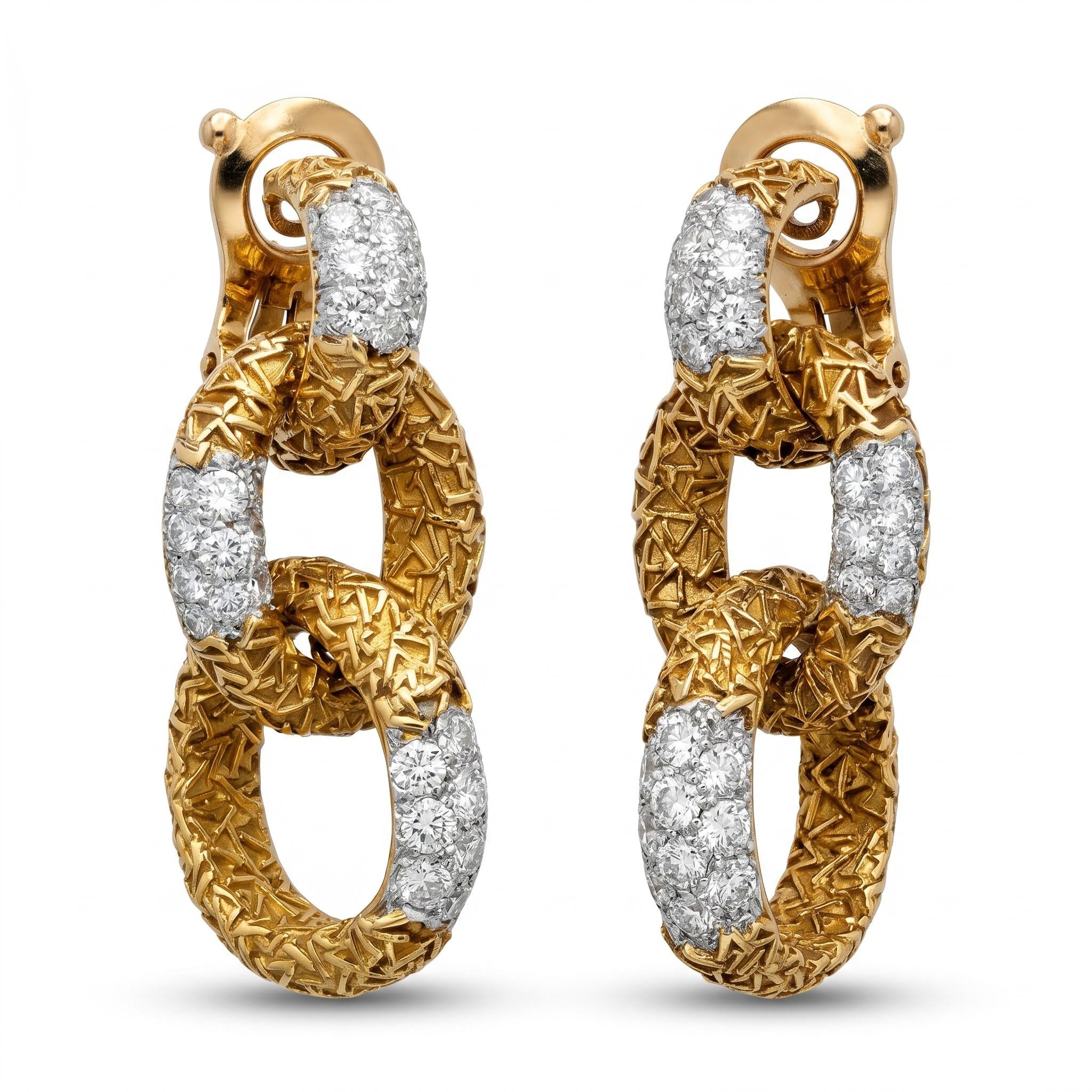 Van Cleef & Arpels “Chevalerie” Diamond Transformable Demi-Parure