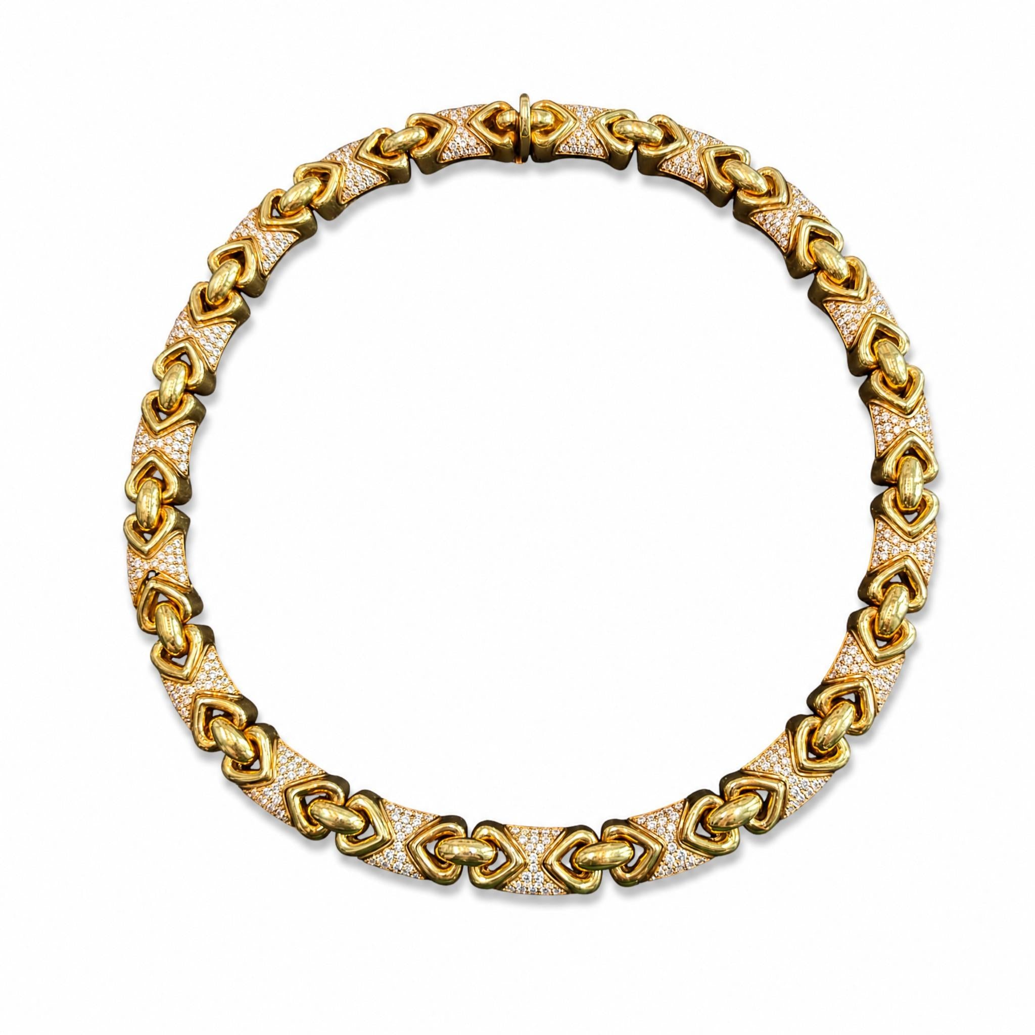 Bulgari “Doppio Cuore” Diamond Necklace