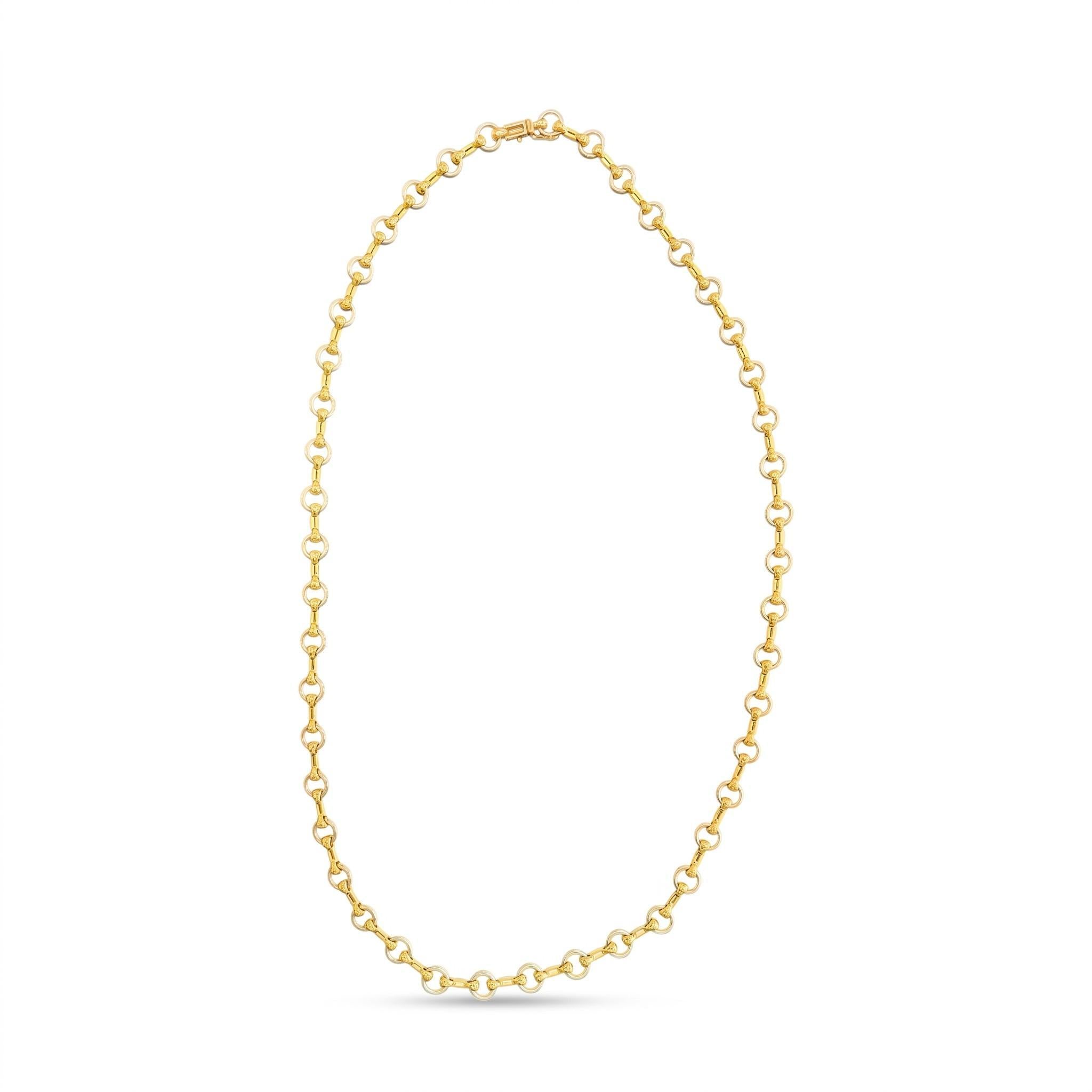 18K Gold Cartier Junior Classic Chain Necklace