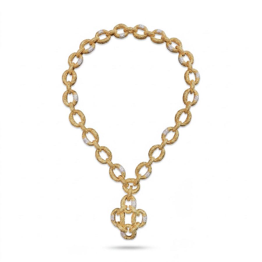Van Cleef & Arpels “Chevalerie” Diamond Transformable Demi-Parure