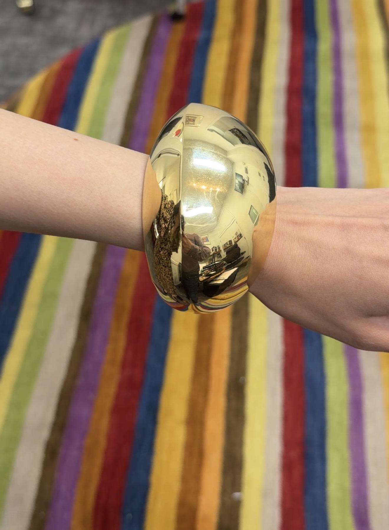 Frank Gehry for Tiffany & Co. Sculptural Gold Bangle