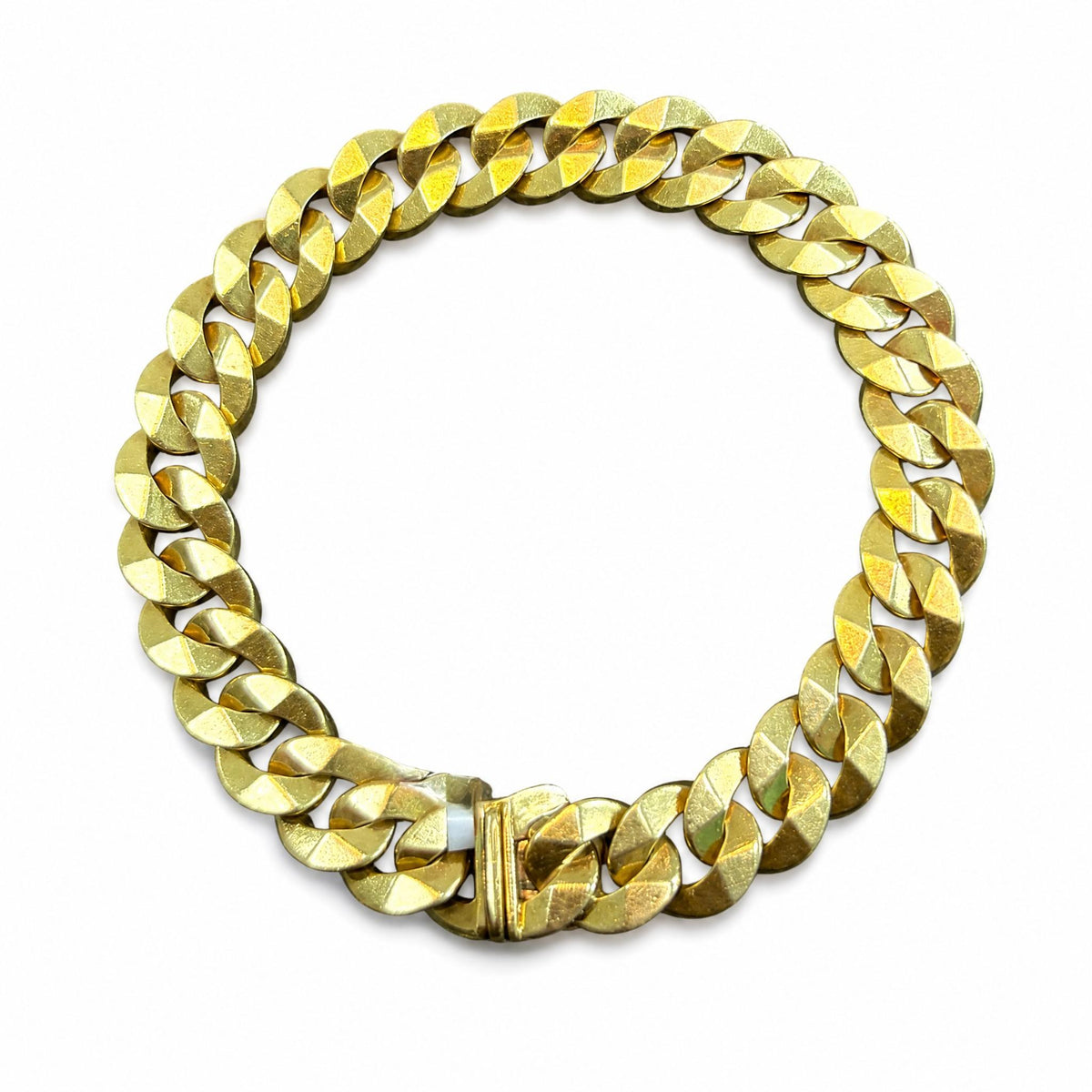 Bulgari 18K Gold Curb Link Bracelet