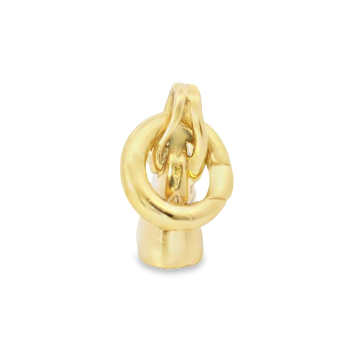 Hermès Mini Handbag Charm in 18K Yellow Gold