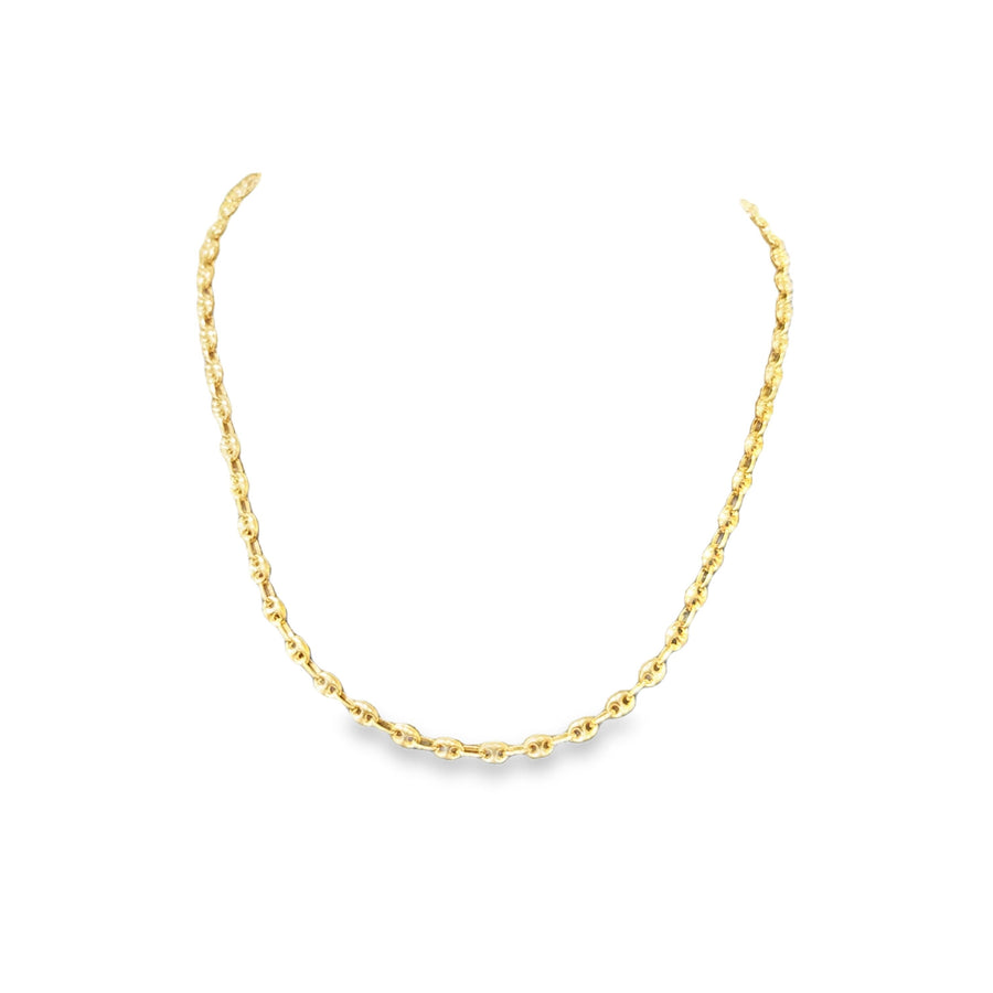 Odeon “Classics” 18K Yellow Gold Nautical Link Necklace