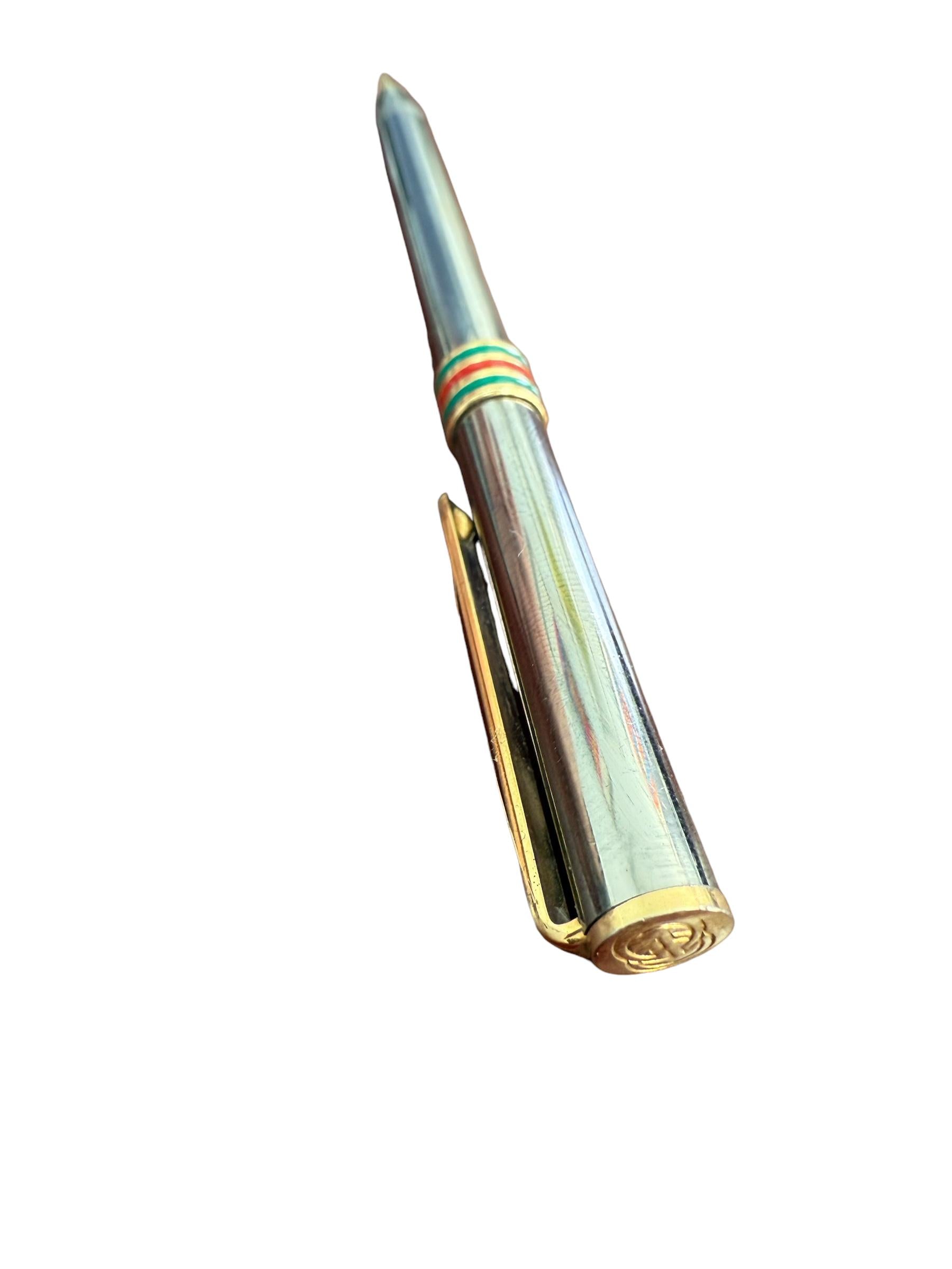 Stainless steel Gucci 1990s Ball Pen