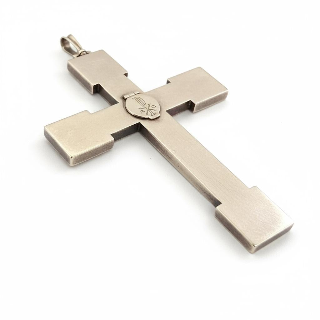 Reliquary of the Cardinal: Austro-Hungarian Garnet Cross, circa 1880