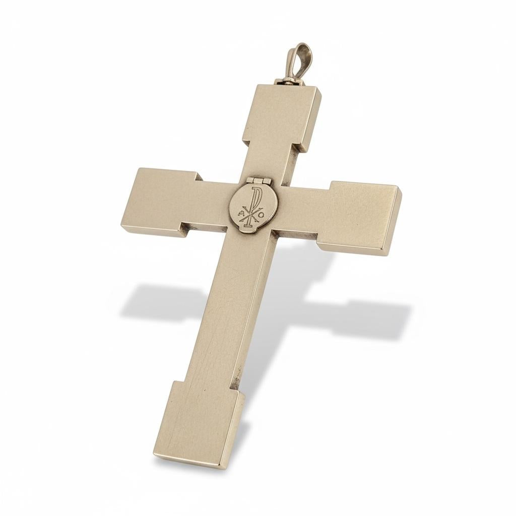 Reliquary of the Cardinal: Austro-Hungarian Garnet Cross, circa 1880