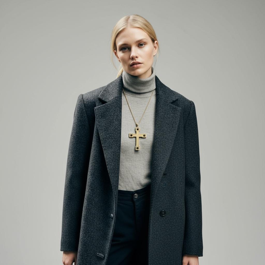 Reliquary of the Cardinal: Austro-Hungarian Garnet Cross, circa 1880