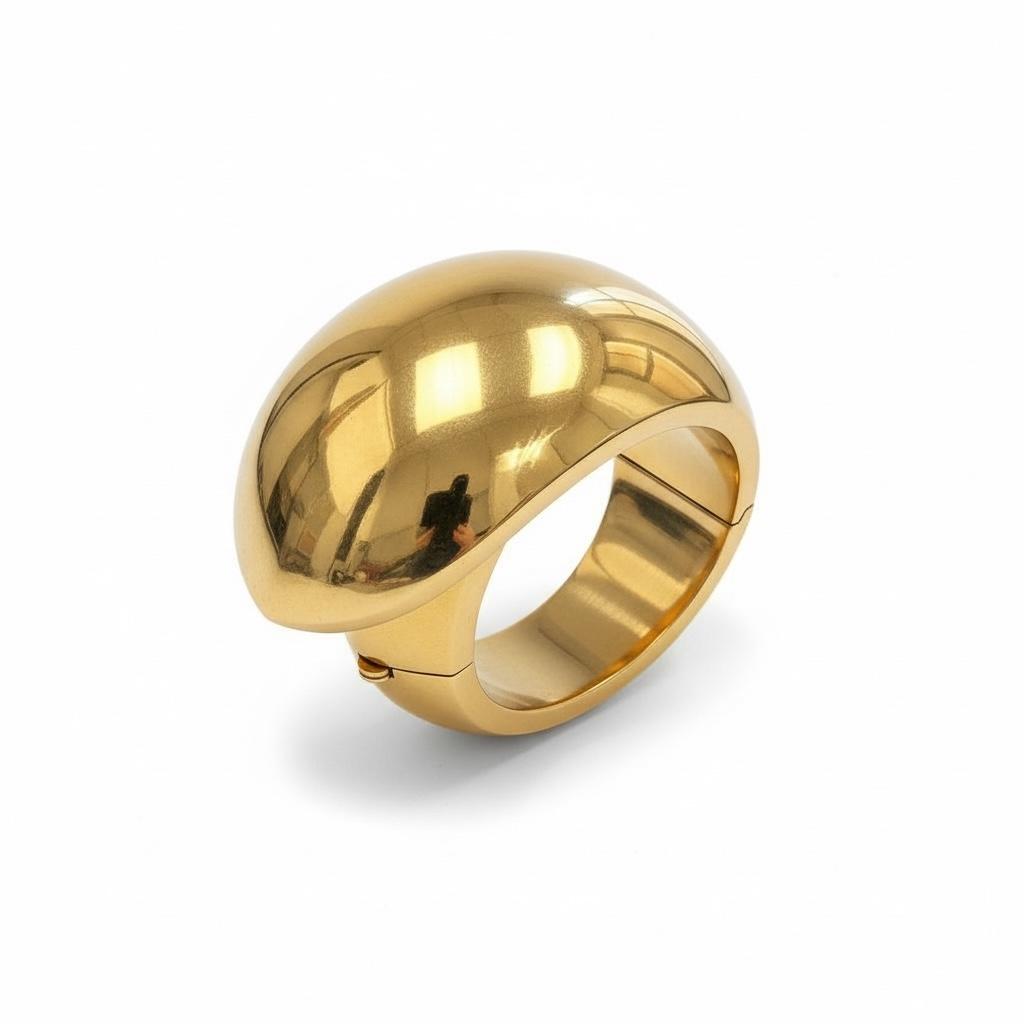 Frank Gehry for Tiffany & Co. Sculptural Gold Bangle