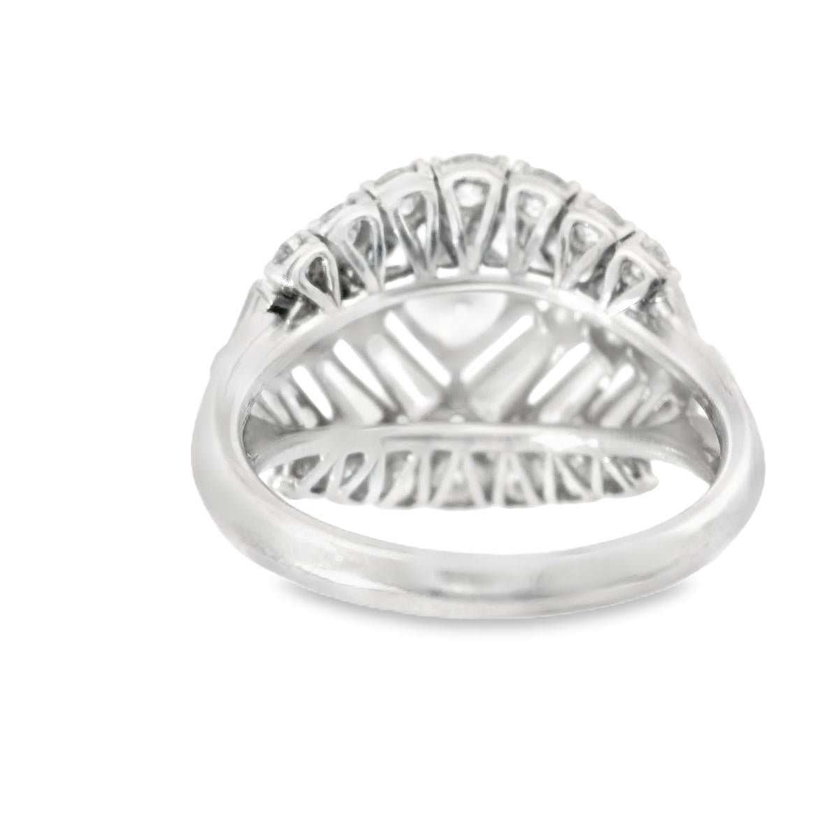 Oscar Heyman Diamond Cluster Ring