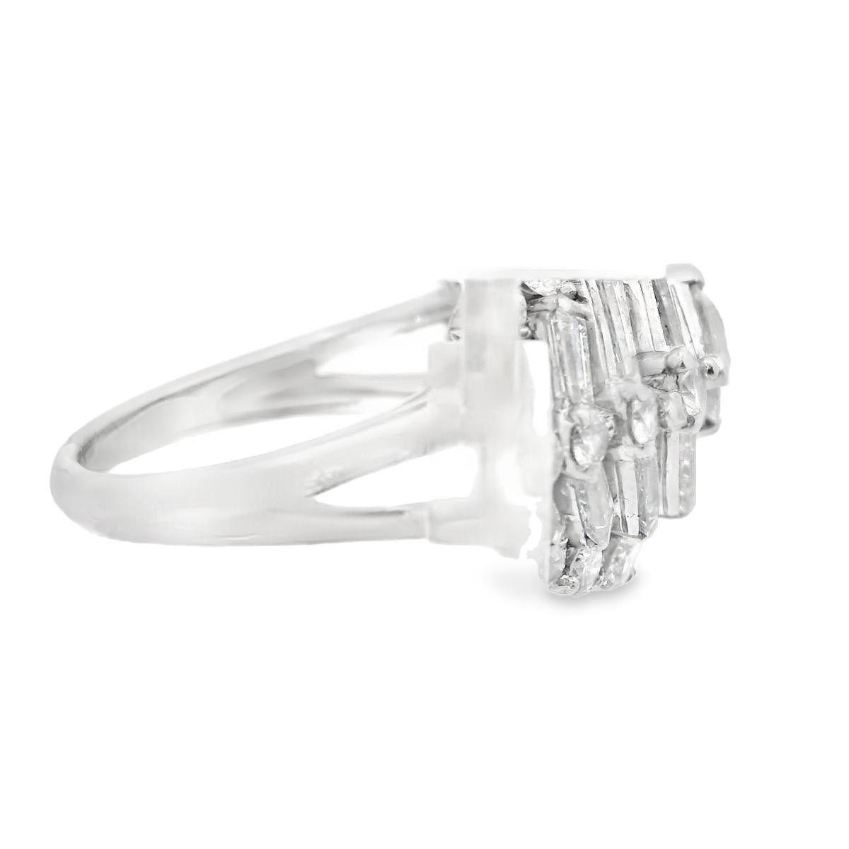 Oscar Heyman Diamond Cluster Ring