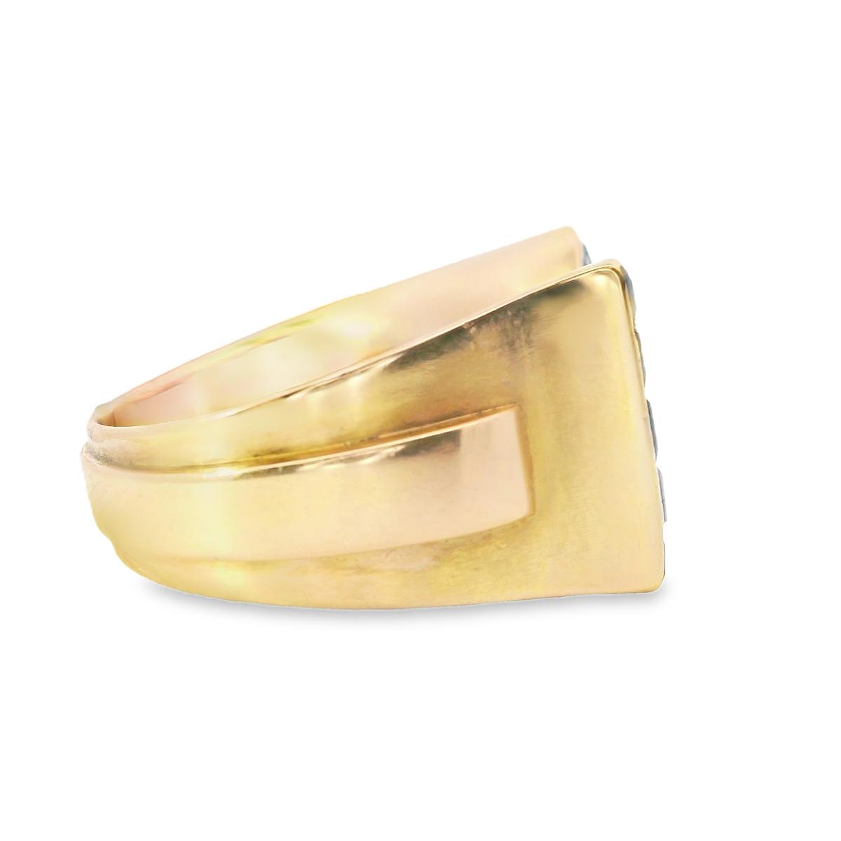 Mauboussin Sapphire Ring in 18K Yellow Gold