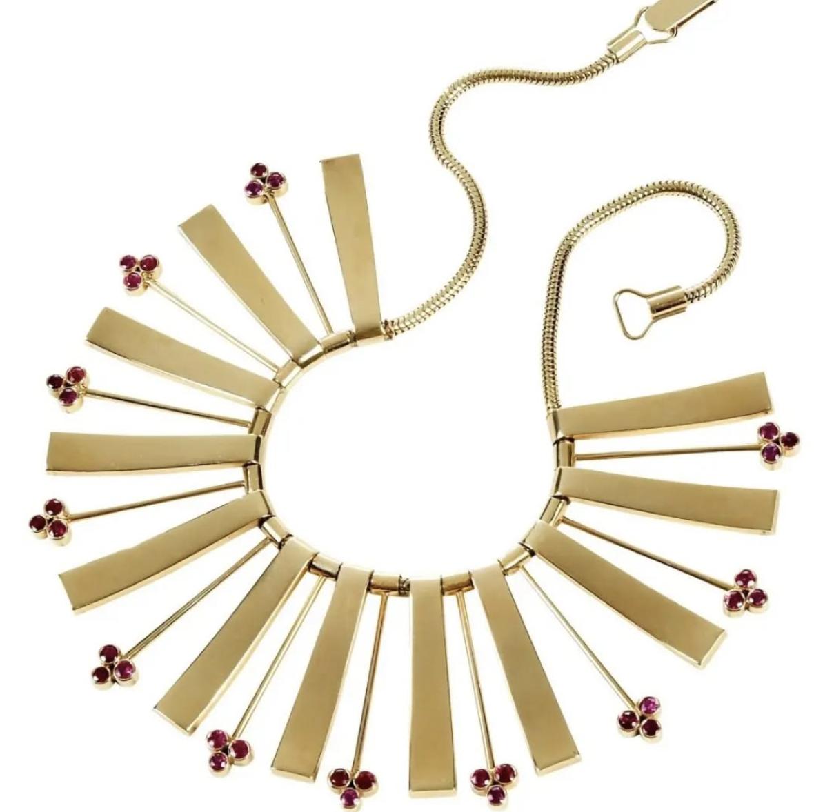 Tiffany & Co. Ruby Collar Necklace, 1950