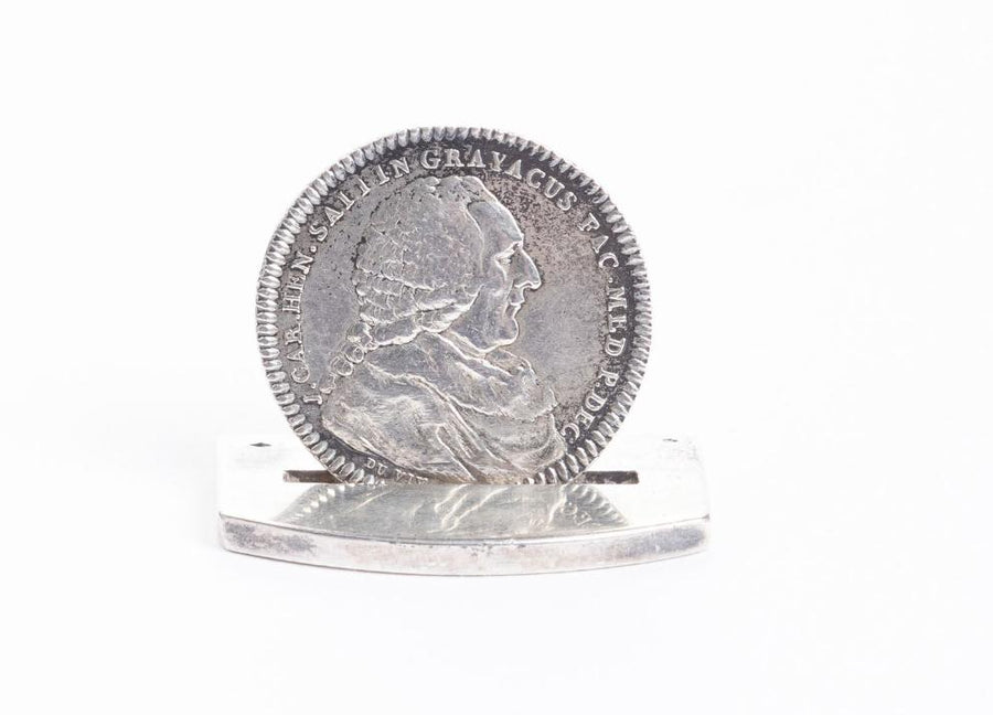 Hermès Silver Jeton J. Sallin Coin Card Holder