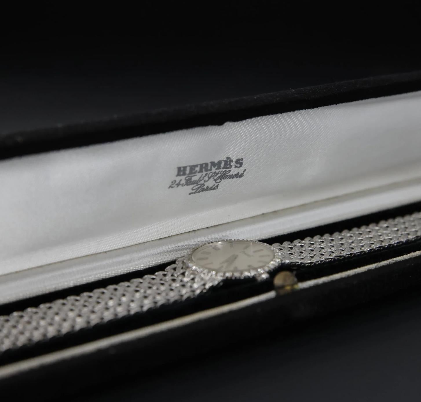 18I White Gold Diamond PIAGET for HERMES, PARIS Watch