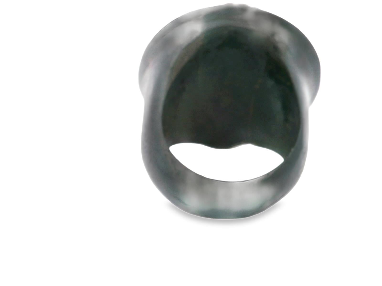 Born To Shop 14KY American 1960s Gold Wood Ring