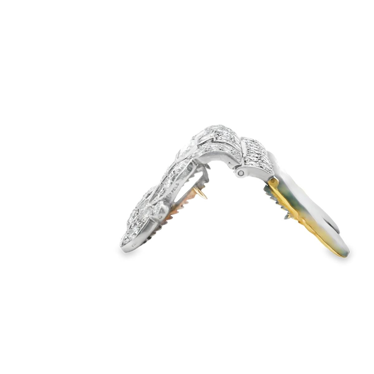 1930s Van Cleef & Arpels Platinum and Diamond Brooch