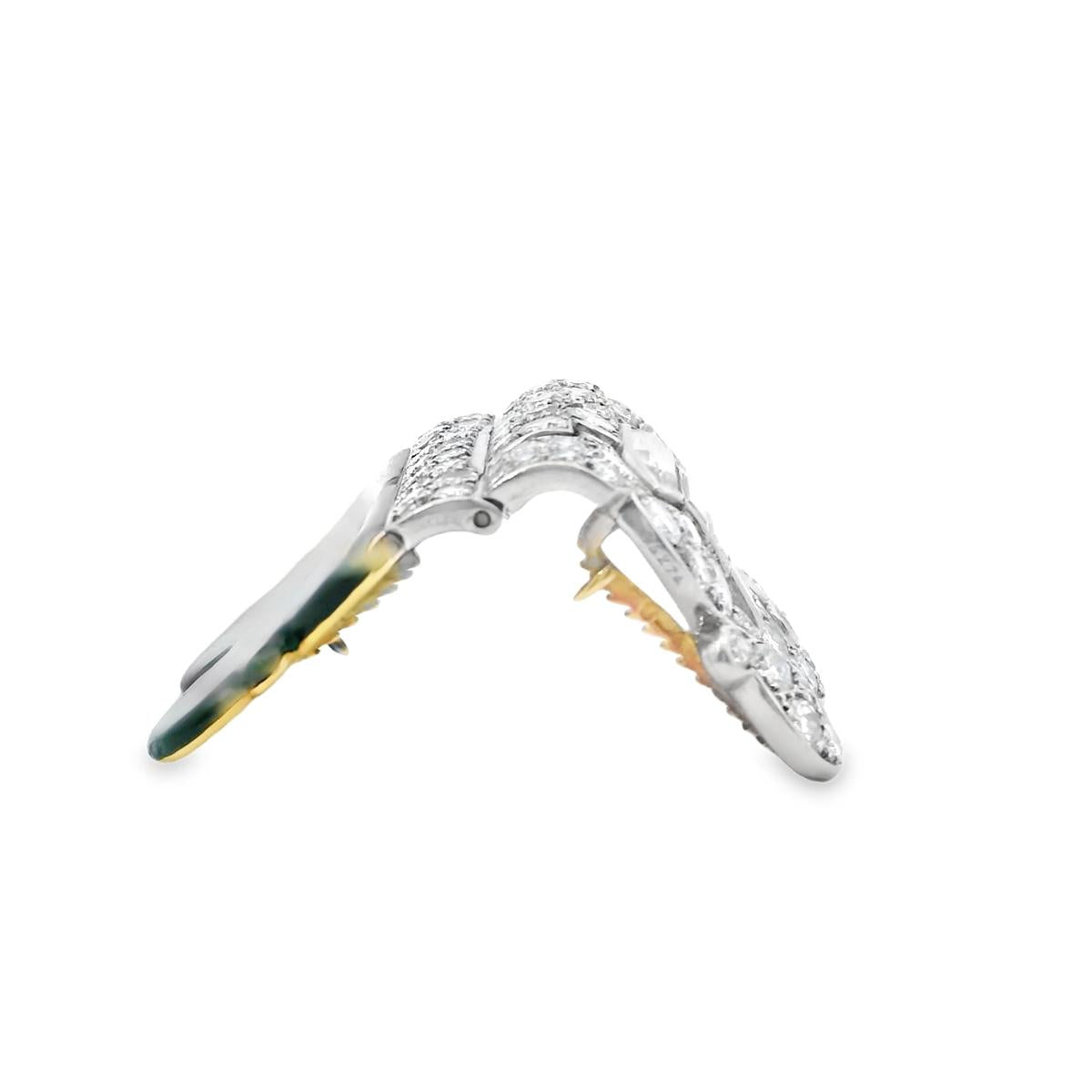 1930s Van Cleef & Arpels Platinum and Diamond Brooch