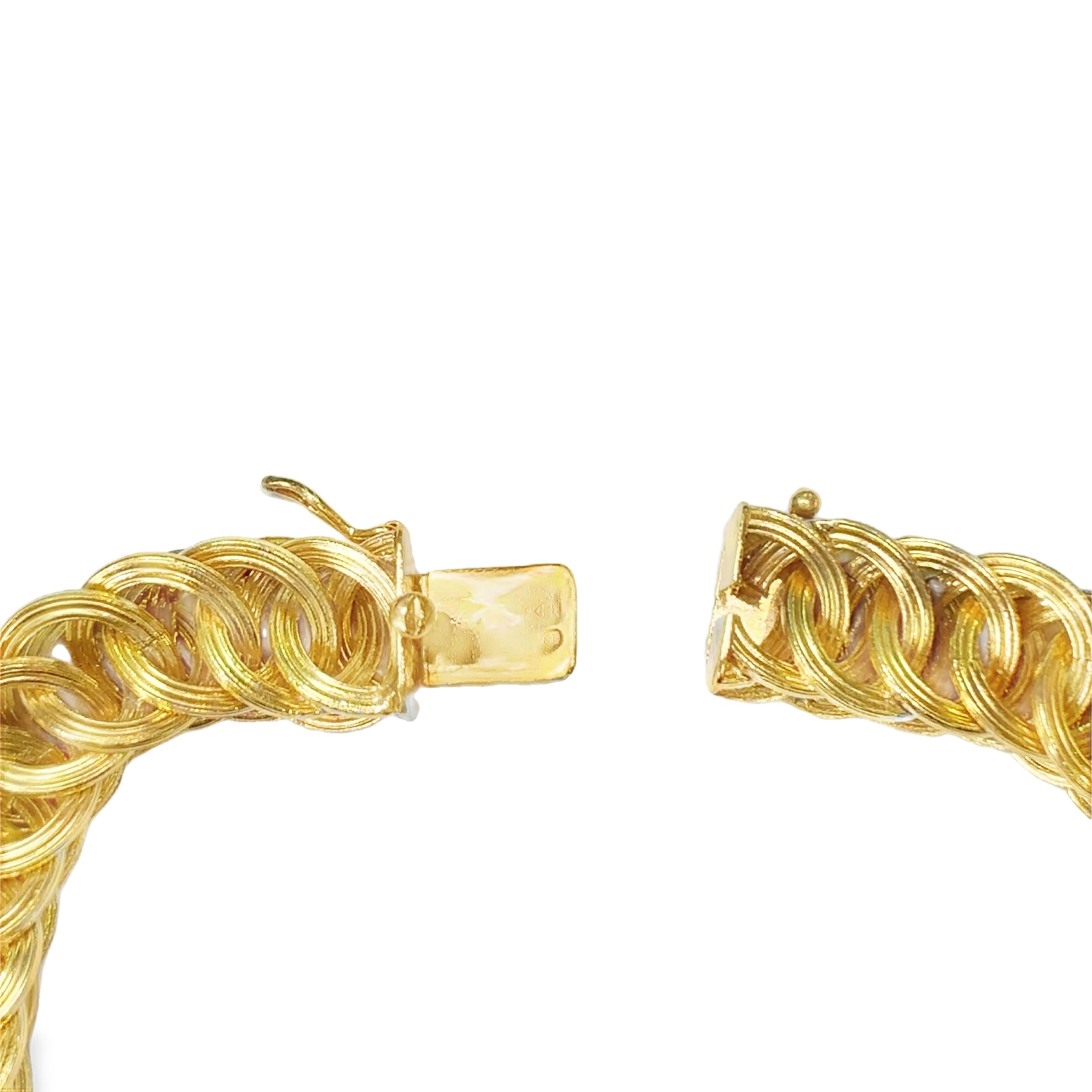 18K Gold Retro Long Chain Necklace