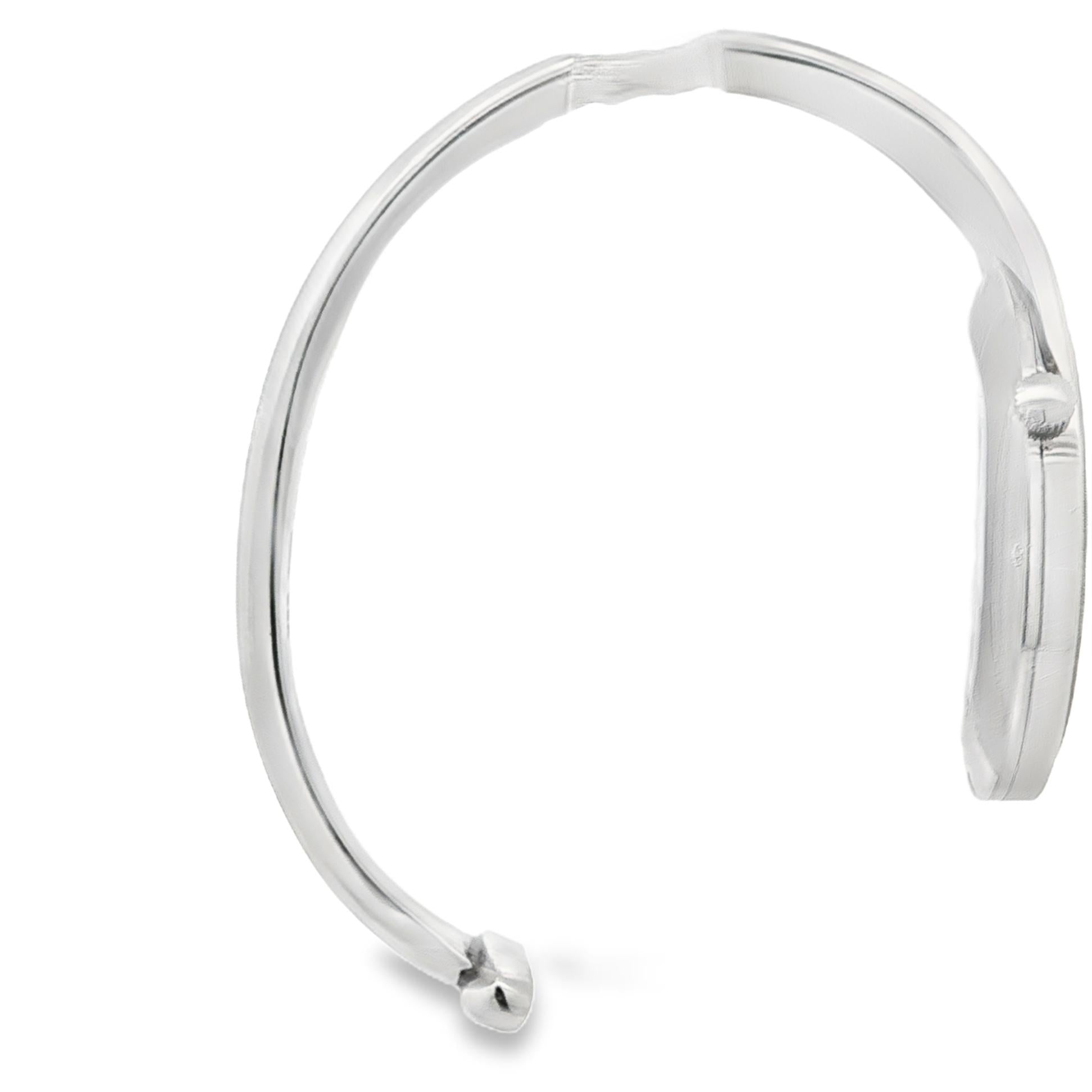 Georg Jensen “Vivianna” Stainless Steel Bangle Watch