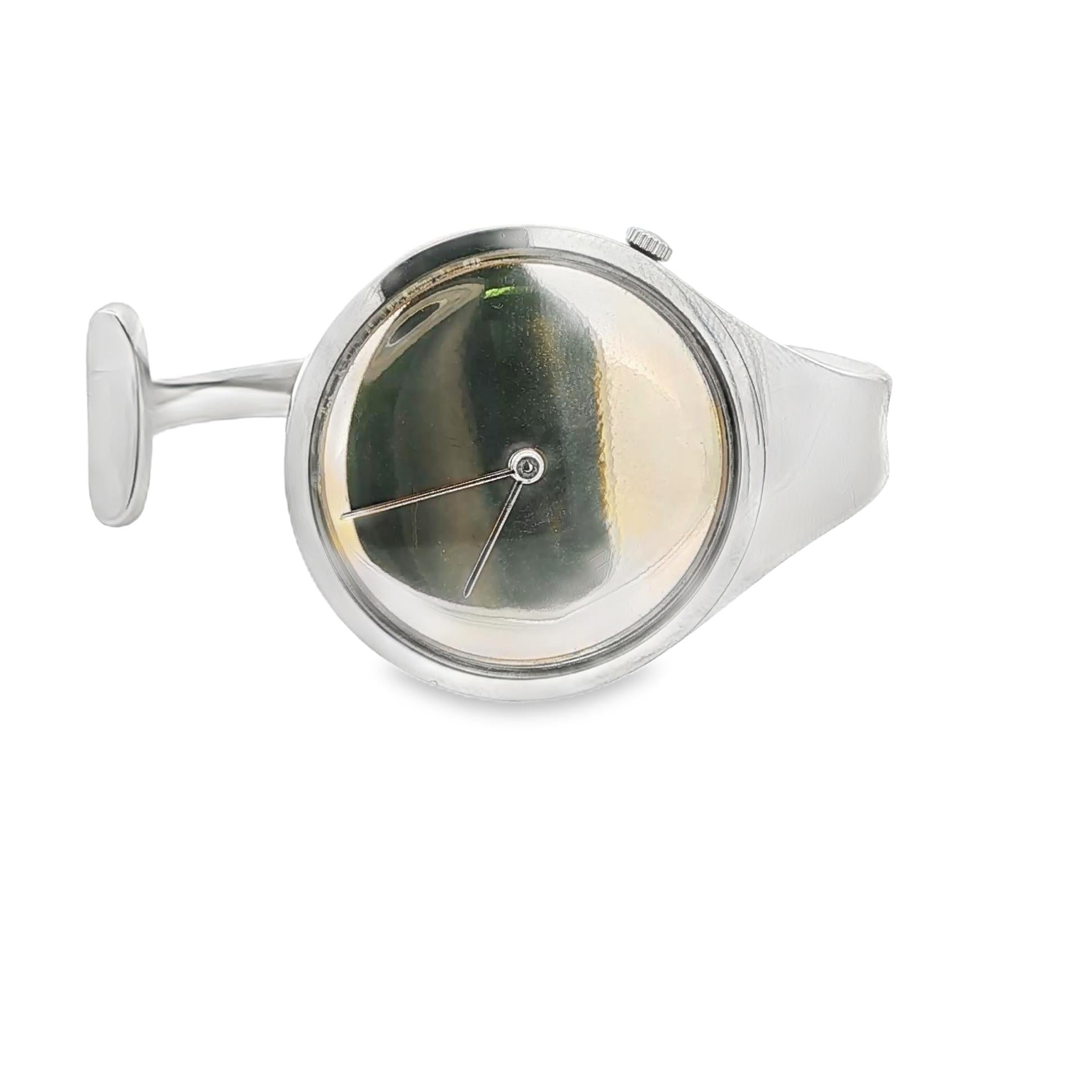 Georg Jensen “Vivianna” Stainless Steel Bangle Watch