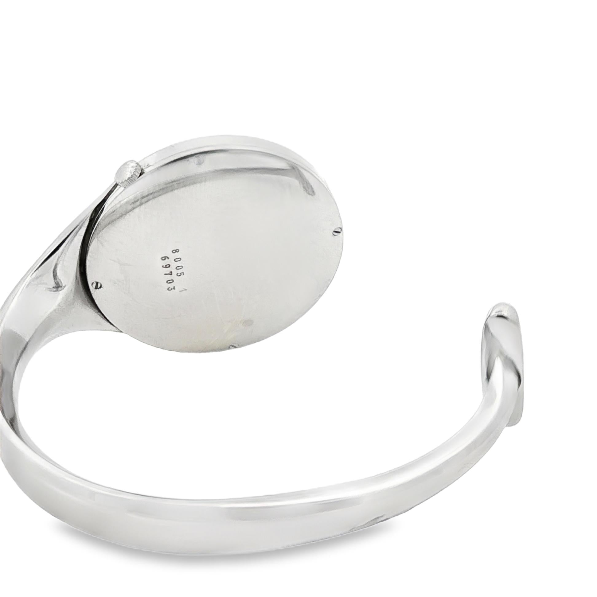 Georg Jensen “Vivianna” Stainless Steel Bangle Watch