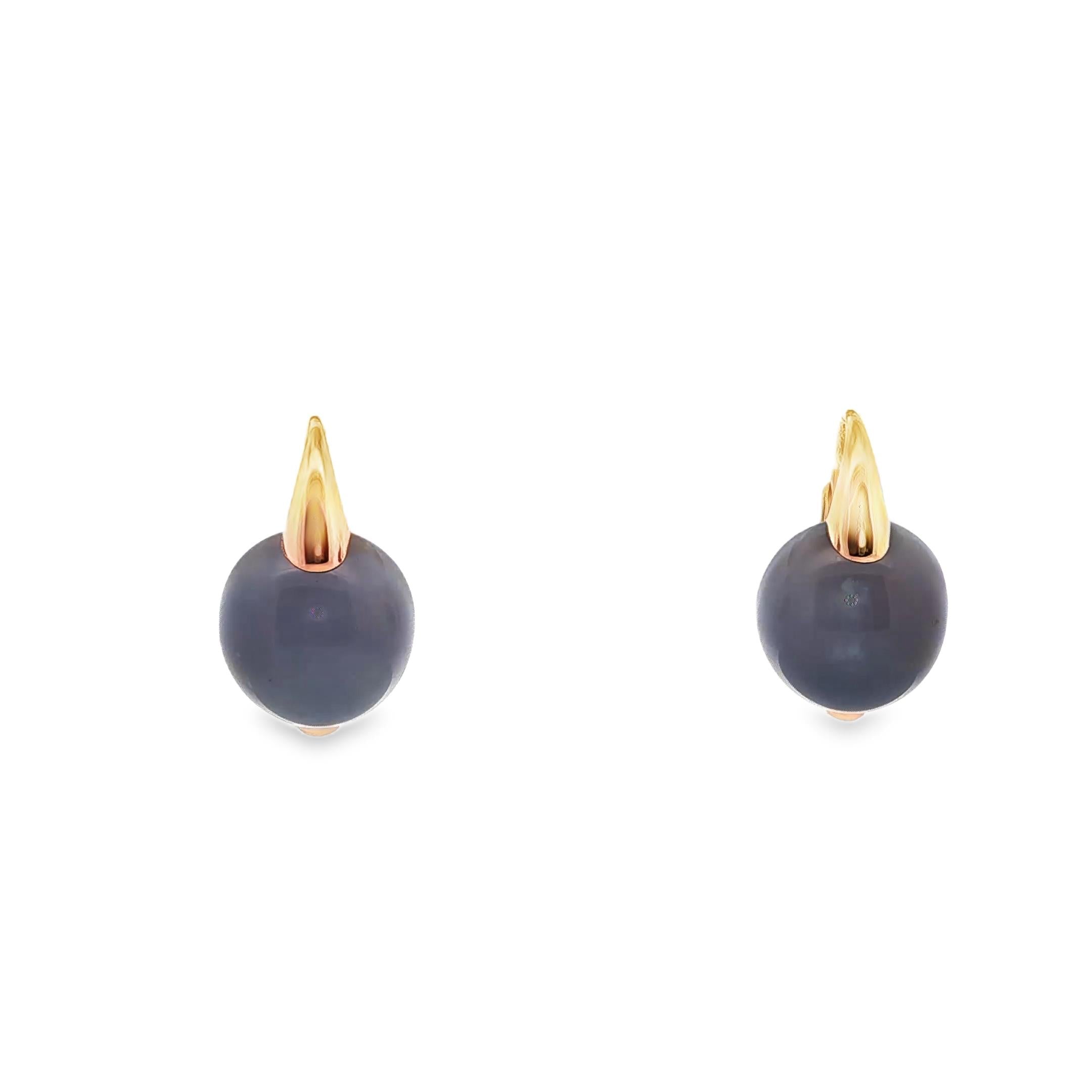 Luna Blue Chalcedony Earrings by Pomellato