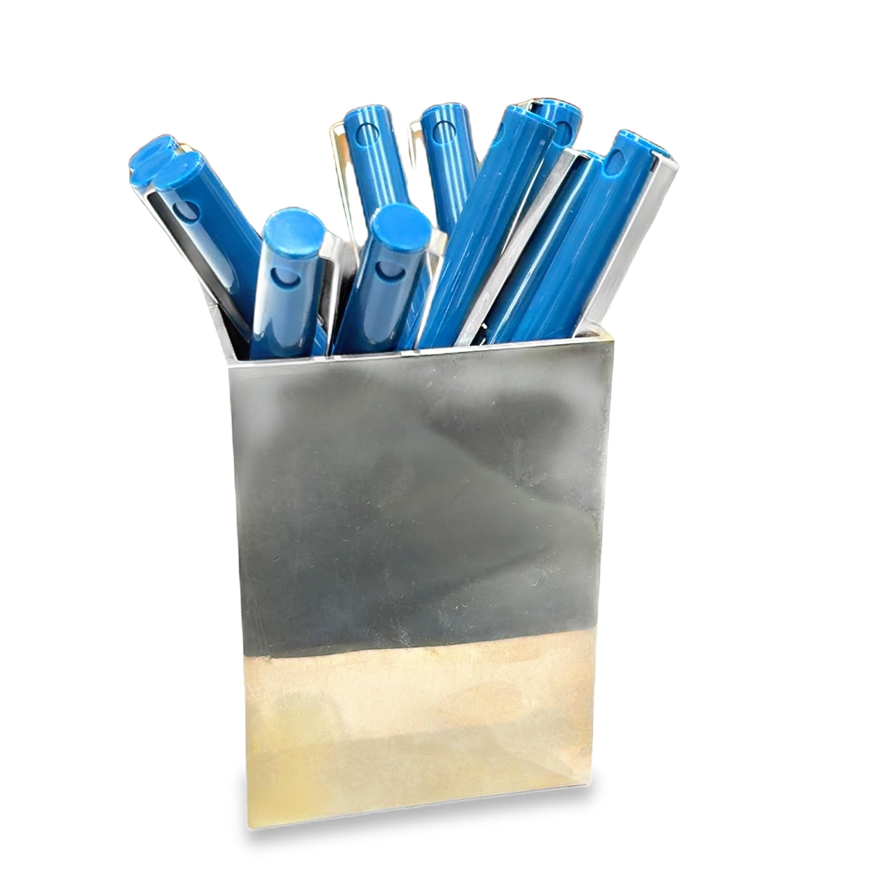 Hermès Paris Silver Pencil Holder