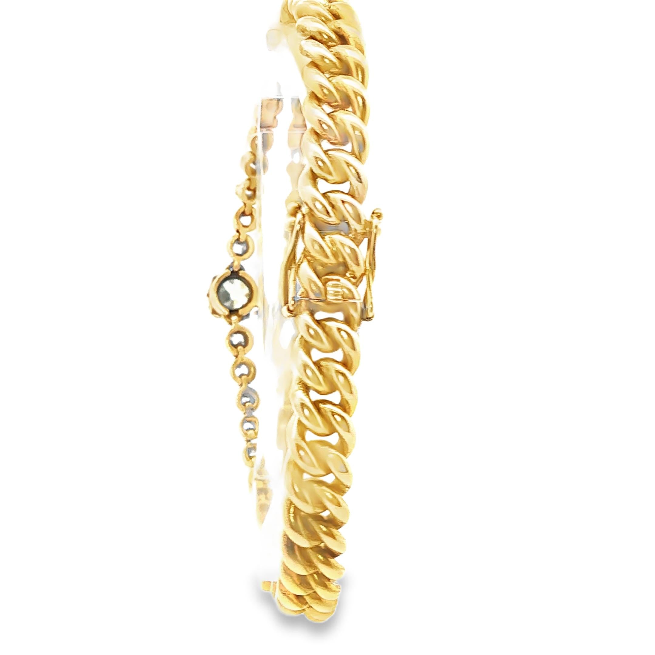 Victorian Sapphire and Diamond Triple Line Bracelet, Russian, circa 1880