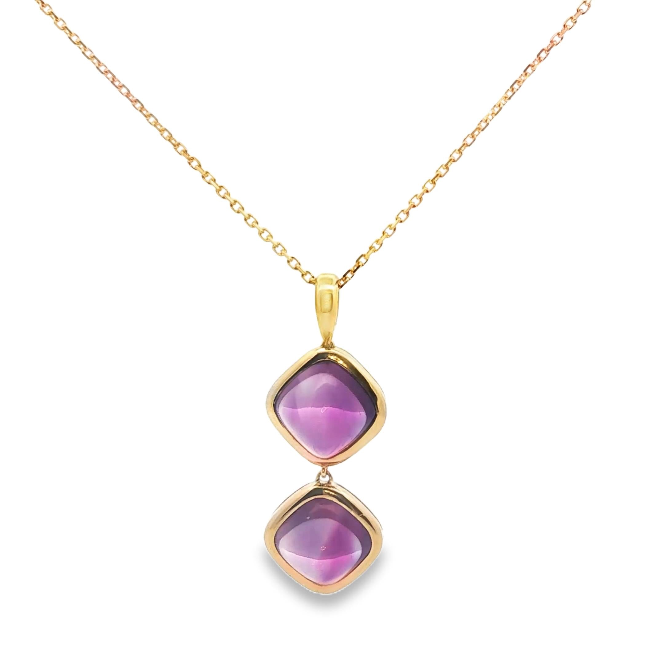 18K Van Cleef & Arpel Amethyst Pendant
