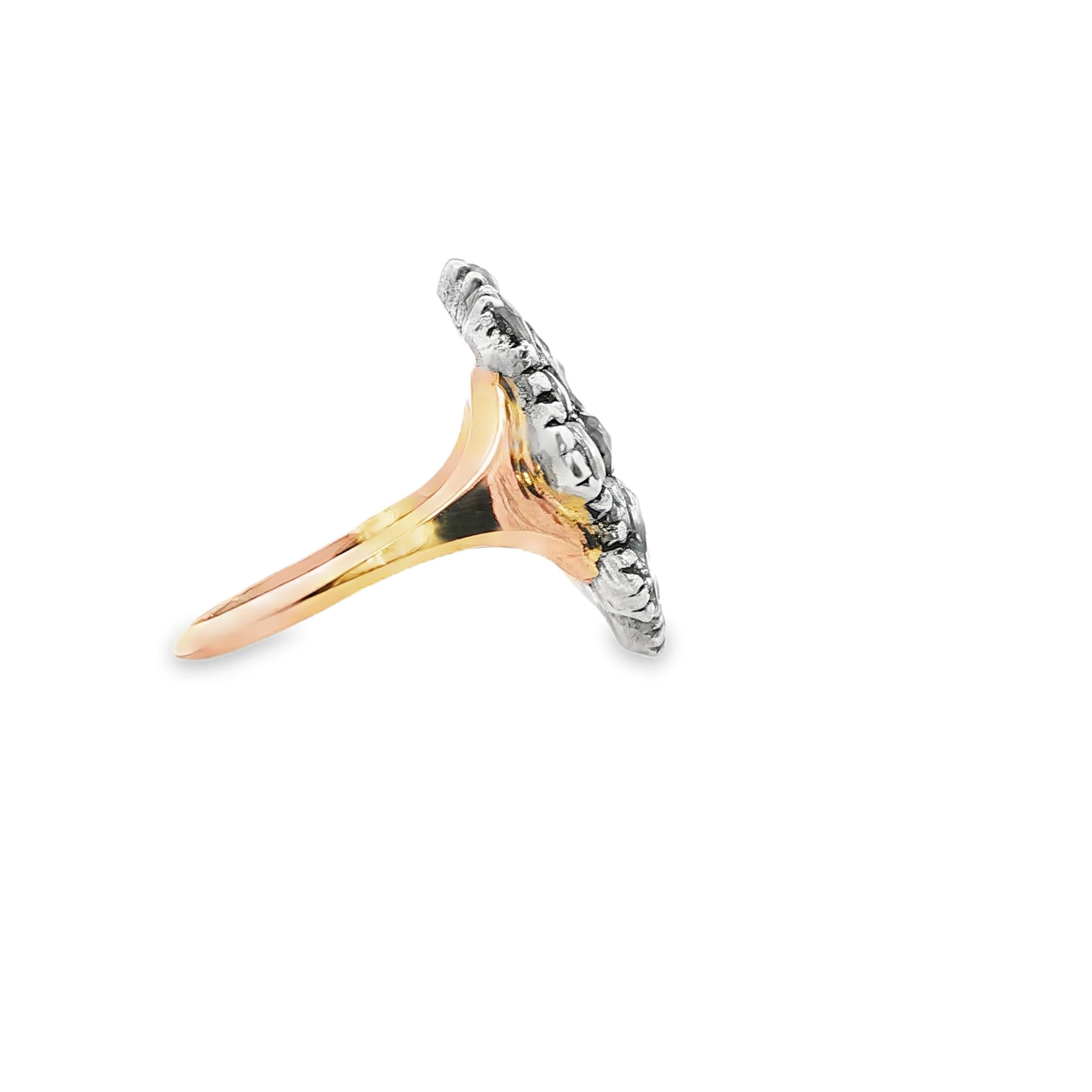 Victorian Diamond Cluster Ring