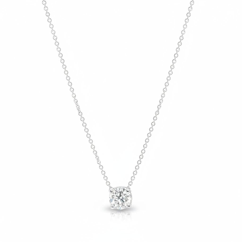 0.53 cts Lab Diamond Solitaire Pendant