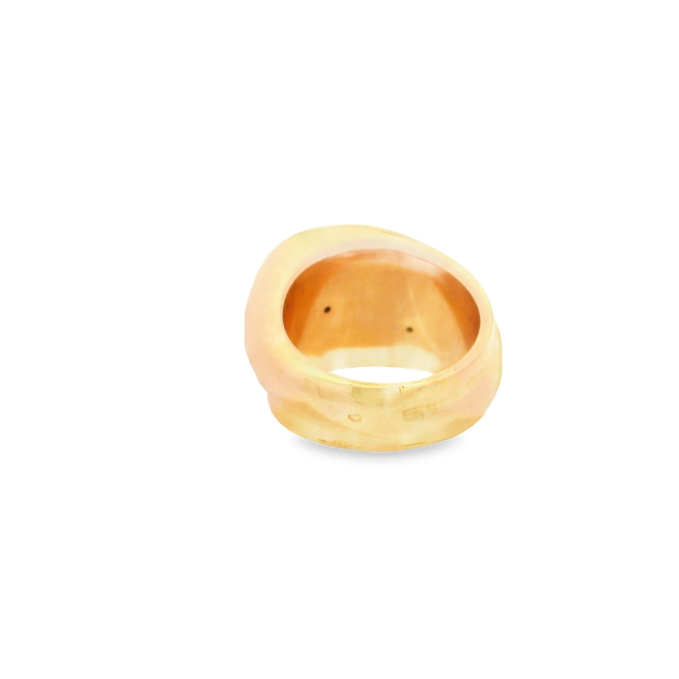 Raymond Templier Pearl Toi et Moi Ring in 18K Gold
