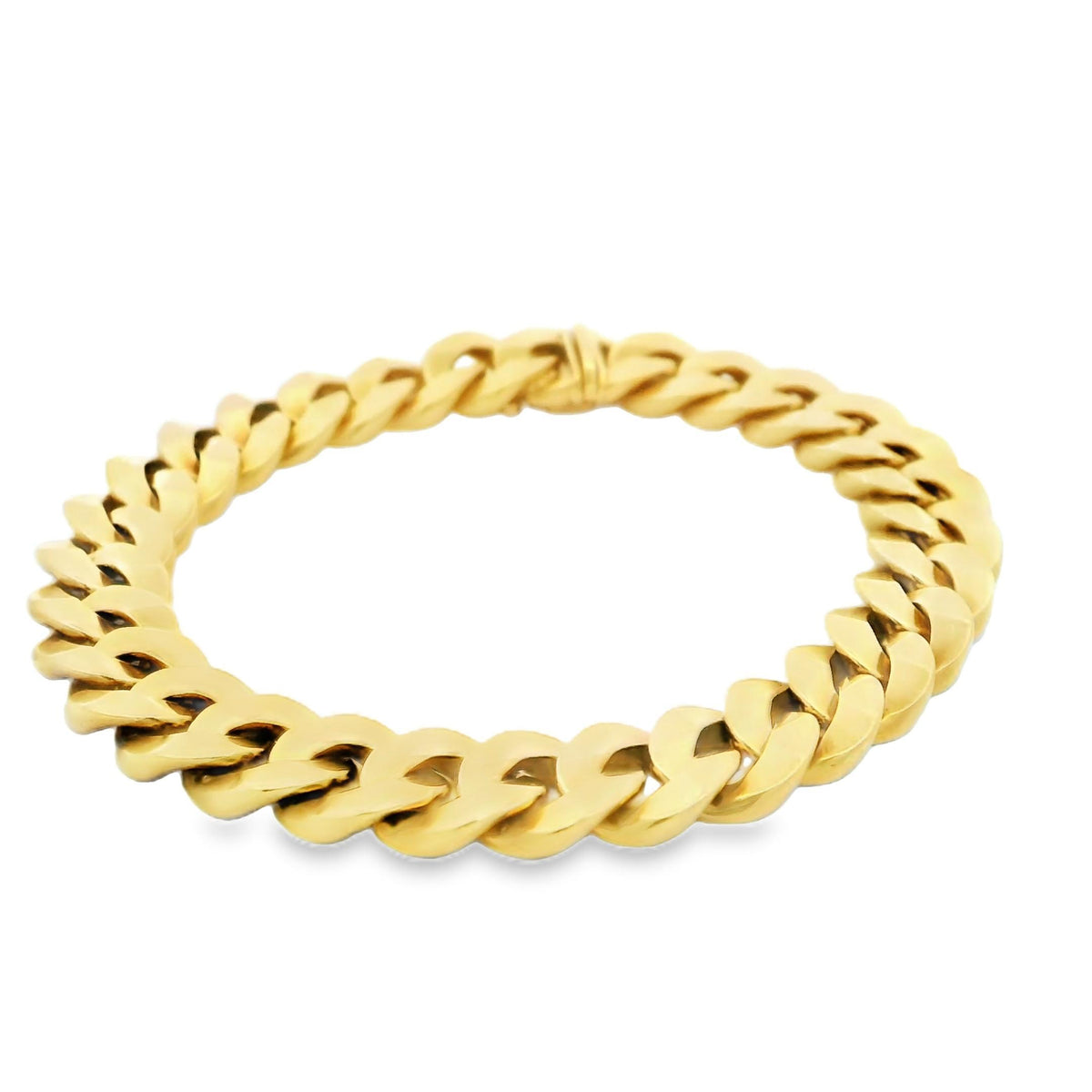 Bulgari 18K Gold Curb Link Bracelet