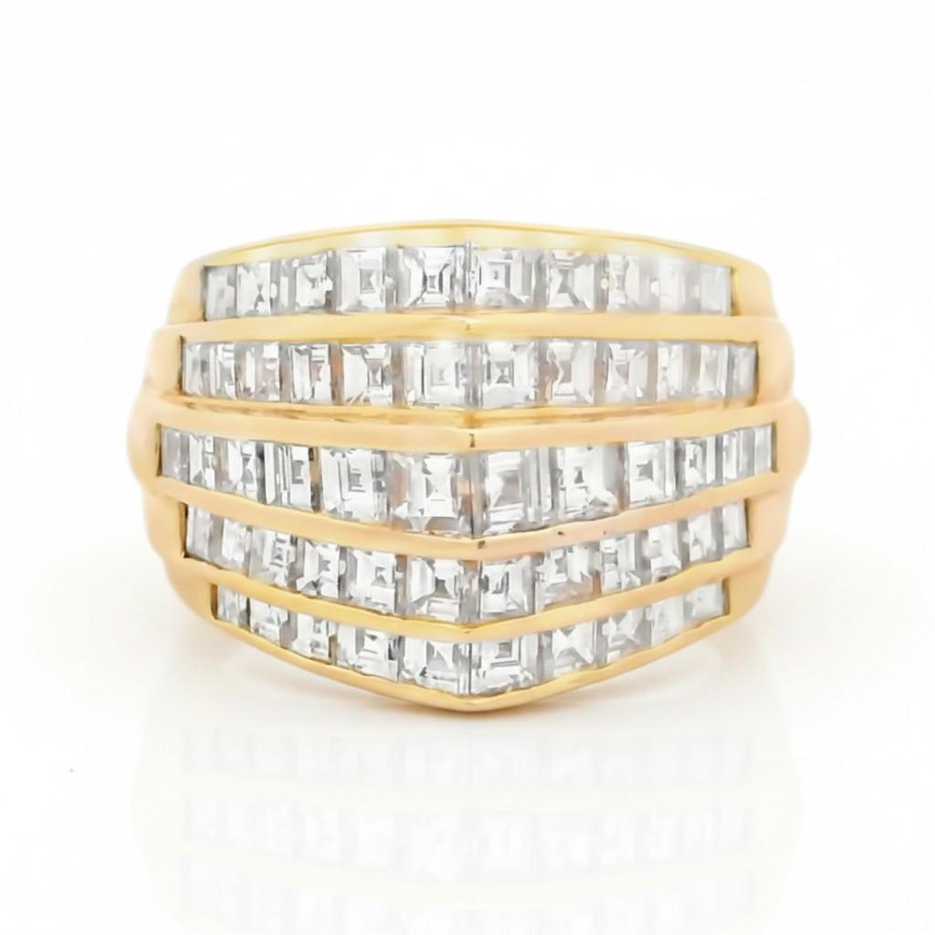 18K Oscar Heyman Diamond Ring
