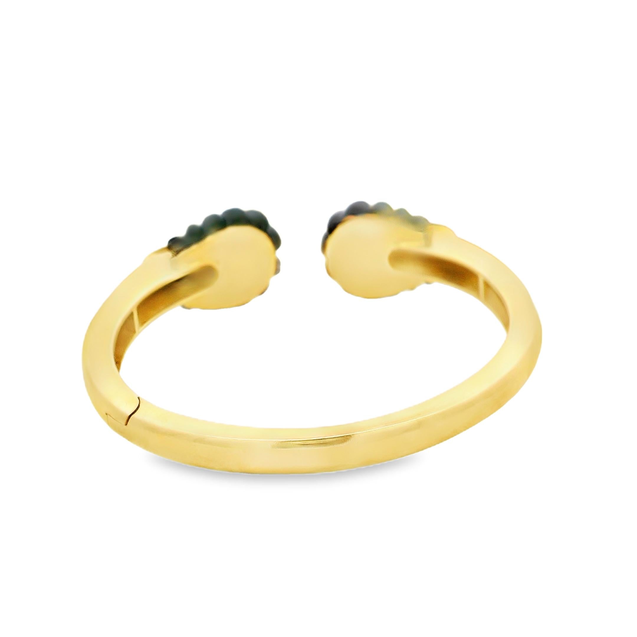 Cartier "Rush" Onyx and Gold Cuff Bracelet by Aldo Cipullo