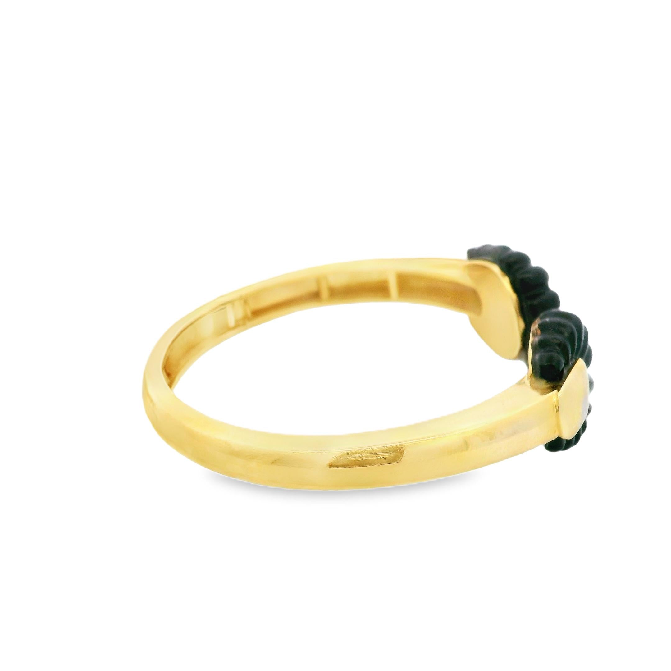 Cartier "Rush" Onyx and Gold Cuff Bracelet by Aldo Cipullo
