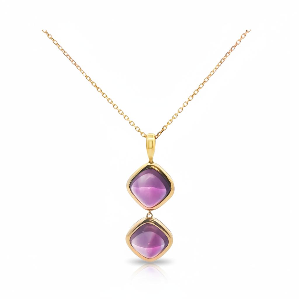 18K Van Cleef & Arpel Amethyst Pendant