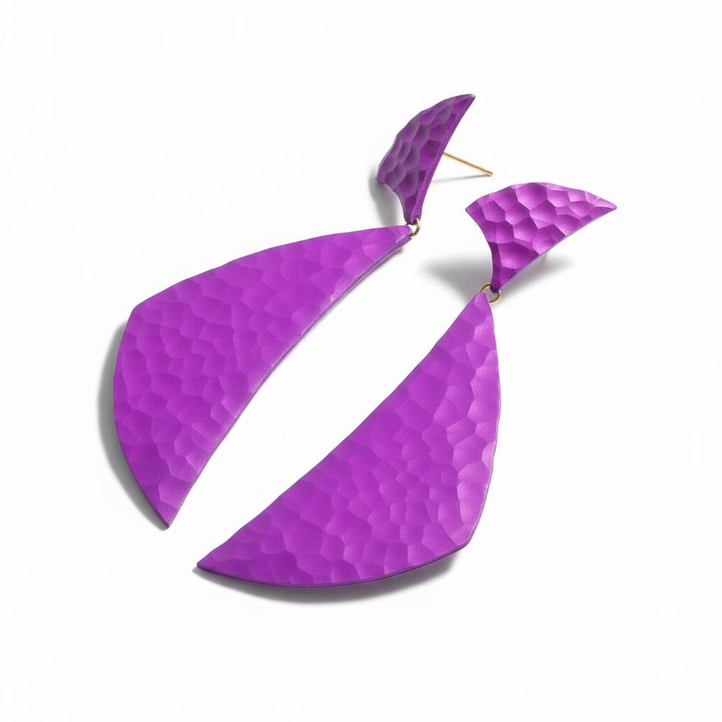 JAR Paris Aluminum Statement Earrings