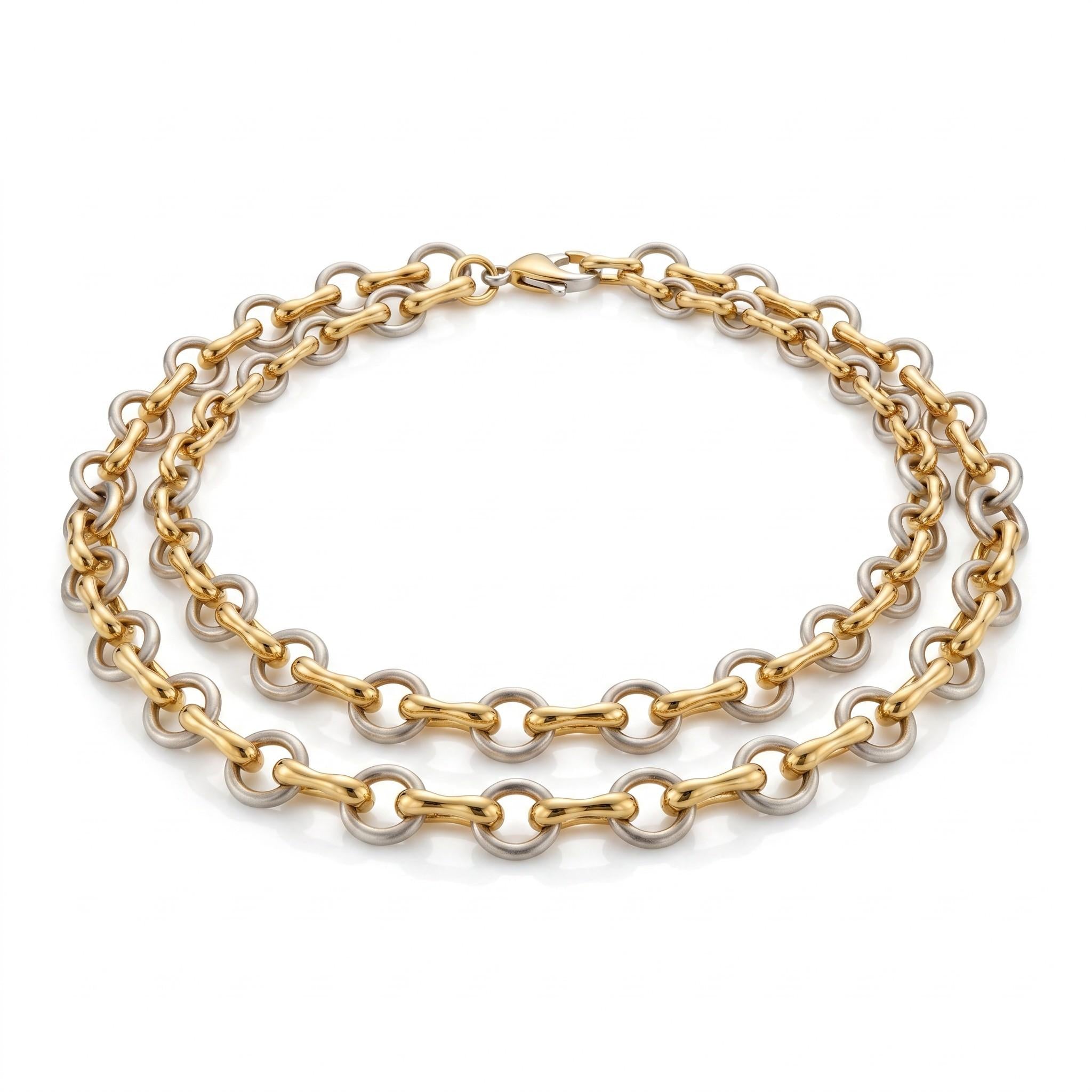 18K Gold Cartier Junior Classic Chain Necklace