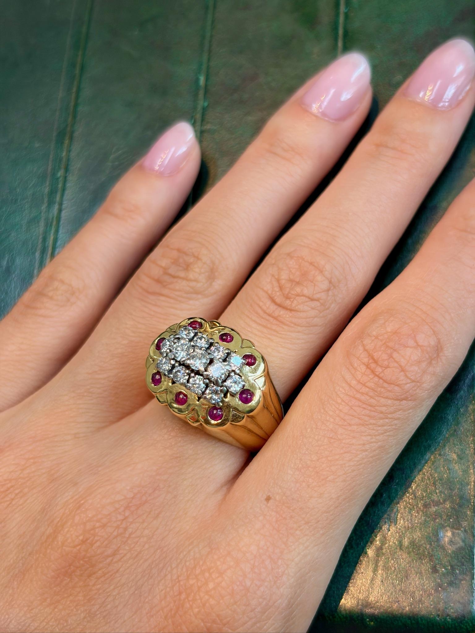 Cartier Paris Ruby and Diamond Ring, 1947, partial number