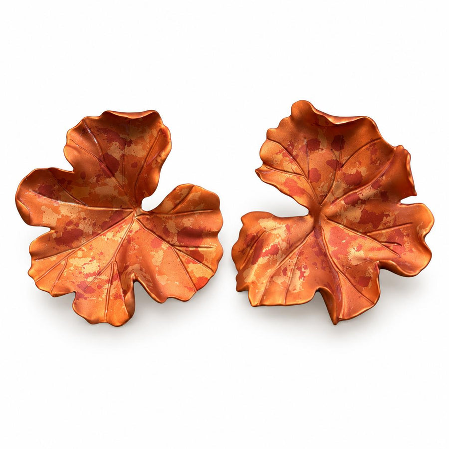 JAR Geranium Leaf Earrings in Aluminum, 2010s