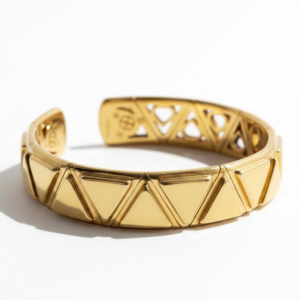 18K Gold Marina B. Triangoli Bracelet