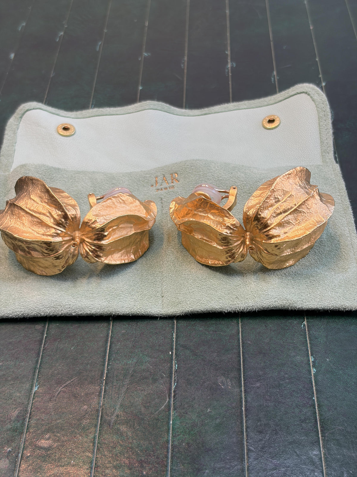 JAR Physalis Earrings in Aluminum, 2010s, view 3