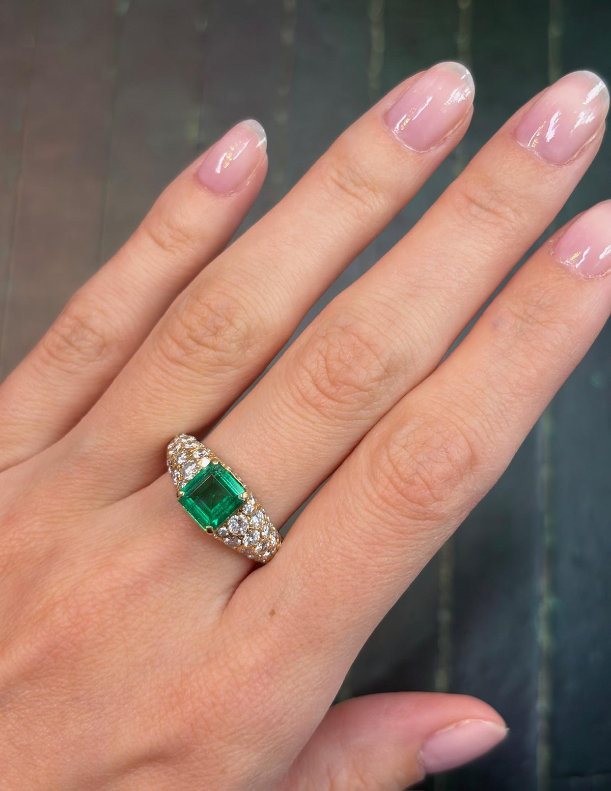 Cartier Colombian Emerald and Diamond Ring