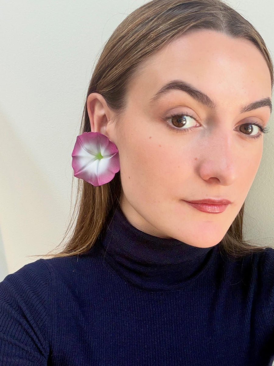 JAR Morning Glory Earrings in Multicolored Aluminum, 2010s, second view